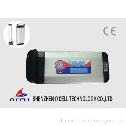 Custom Bicycle / E-Bike LiFePO4 Lithium Battery Pack 36V 10